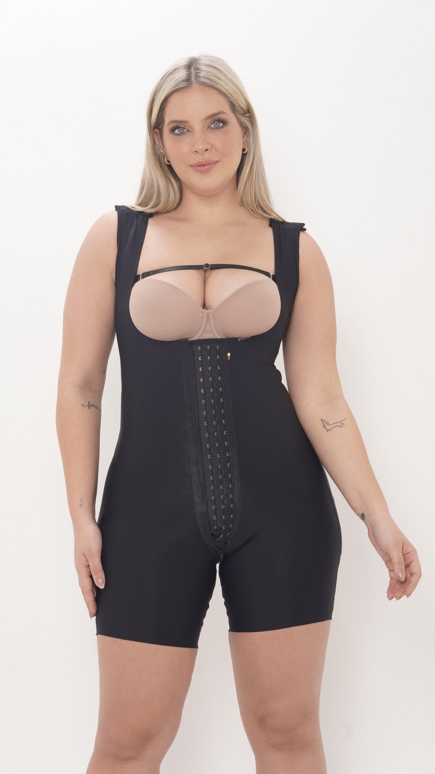 Stage Two Medium High Compression Post Surgery Faja with half legs
