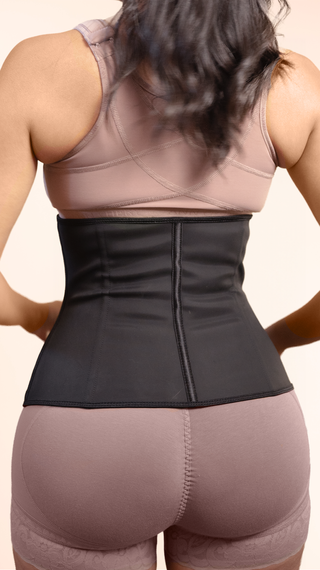 Latex Zipper corset