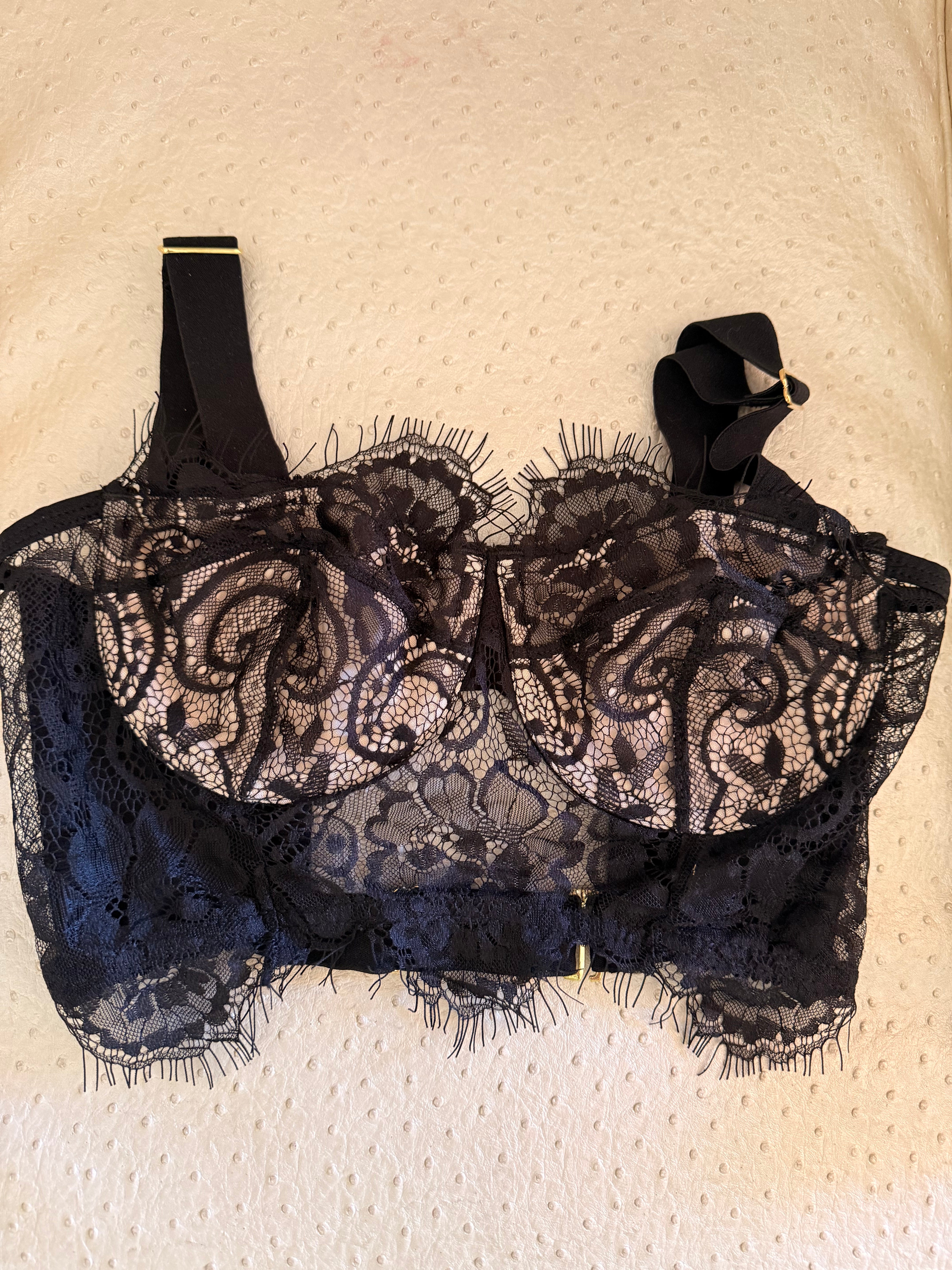 Black Lace Lingerie Set